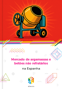 Mercado de argamassas e betões não refratários na Espanha