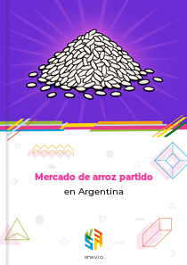 Mercado de arroz partido en Argentina