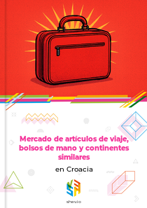 Mercado de artículos de viaje, bolsos de mano y continentes similares en Croacia