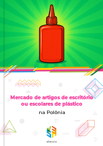Mercado de artigos de escritório ou escolares de plástico na Polônia
