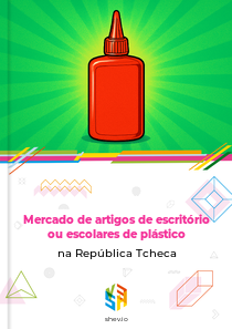 Mercado de artigos de escritório ou escolares de plástico na República Tcheca