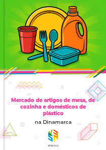 Mercado de artigos de mesa, de cozinha e domésticos de plástico na Dinamarca