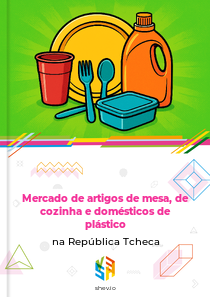 Mercado de artigos de mesa, de cozinha e domésticos de plástico na República Tcheca