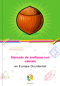 Mercado de avellanas con cáscara en Europa Occidental