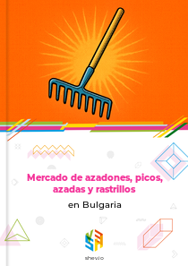 Mercado de azadones, picos, azadas y rastrillos en Bulgaria