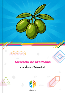 Mercado de azeitonas na Ásia Oriental