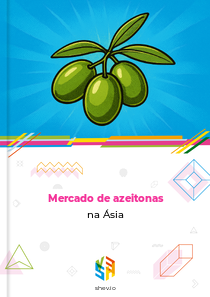 Mercado de azeitonas na Ásia