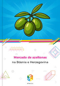 Mercado de azeitonas na Bósnia e Herzegovina