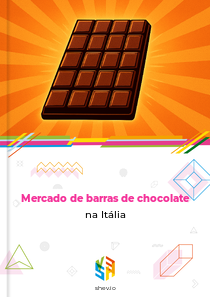 Mercado de barras de chocolate na Itália