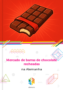 Mercado de barras de chocolate recheadas na Alemanha