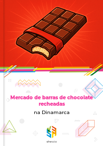 Mercado de barras de chocolate recheadas na Dinamarca