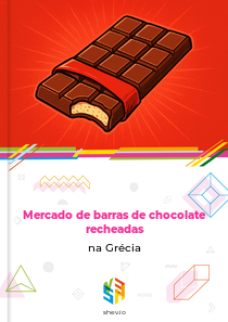 Mercado de barras de chocolate recheadas na Grécia
