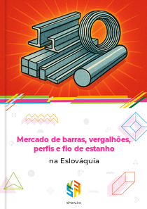 Mercado de barras, vergalhões, perfis e fio de estanho na Eslováquia