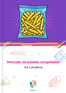 Mercado de batatas congeladas na Lituânia