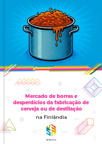 Mercado de borras e desperdícios da fabricação de cerveja ou de destilação na Finlândia