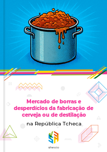 Mercado de borras e desperdícios da fabricação de cerveja ou de destilação na República Tcheca