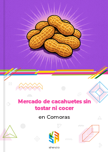 Mercado de cacahuetes sin tostar ni cocer en Comoras