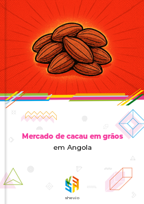 Mercado de cacau em grãos em Angola