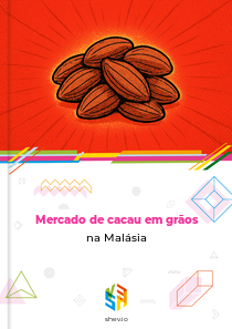Mercado de cacau em grãos na Malásia