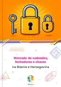Mercado de cadeados, fechaduras e chaves na Bósnia e Herzegovina
