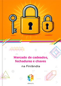 Mercado de cadeados, fechaduras e chaves na Finlândia