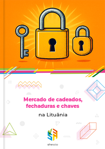 Mercado de cadeados, fechaduras e chaves na Lituânia
