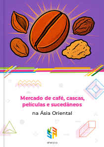Mercado de café, cascas, películas e sucedâneos na Ásia Oriental