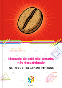 Mercado de café não torrado, não descafeinado na República Centro-Africana