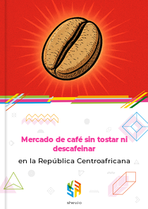 Mercado de café sin tostar ni descafeinar en la República Centroafricana