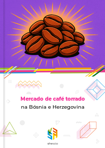 Mercado de café torrado na Bósnia e Herzegovina
