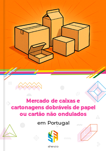 Mercado de caixas e cartonagens dobráveis de papel ou cartão não ondulados em Portugal