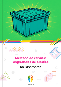 Mercado de caixas e engradados de plástico na Dinamarca