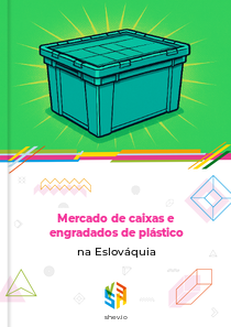 Mercado de caixas e engradados de plástico na Eslováquia