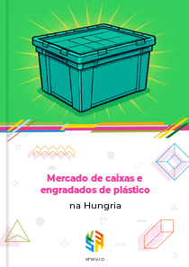 Mercado de caixas e engradados de plástico na Hungria