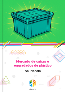 Mercado de caixas e engradados de plástico na Irlanda