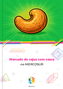 Mercado de cajus com casca no MERCOSUR