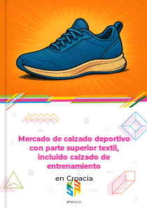 Mercado de calzado deportivo con parte superior textil, incluido calzado de entrenamiento en Croacia