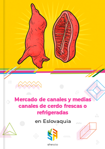 Mercado de canales y medias canales de cerdo frescas o refrigeradas en Eslovaquia