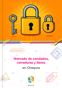 Mercado de candados, cerraduras y llaves en Chequia