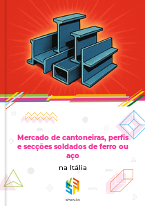 Mercado de cantoneiras, perfis e secções soldados de ferro ou aço na Itália