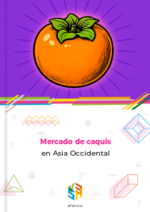 Mercado de caquis en Asia Occidental