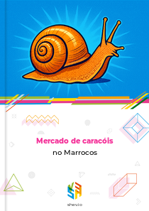 Mercado de caracóis no Marrocos