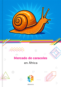 Mercado de caracoles en África