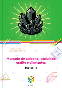 Mercado de carbono, excluindo grafite e diamantes, na Itália