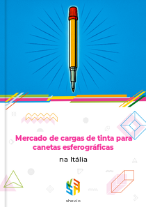 Mercado de cargas de tinta para canetas esferográficas na Itália