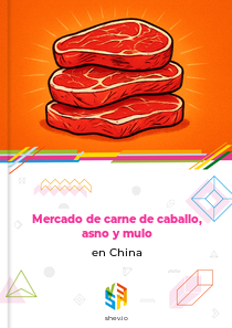 Mercado de carne de caballo, asno y mulo en China