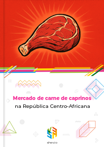 Mercado de carne de caprinos na República Centro-Africana