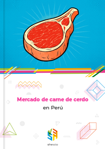 Mercado de carne de cerdo en Perú