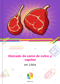 Mercado de carne de ovino y caprino en Libia