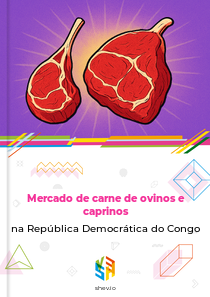 Mercado de carne de ovinos e caprinos na República Democrática do Congo